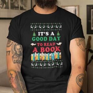 Book Christmas Tree Shirt Its A Good Day To Read A Book